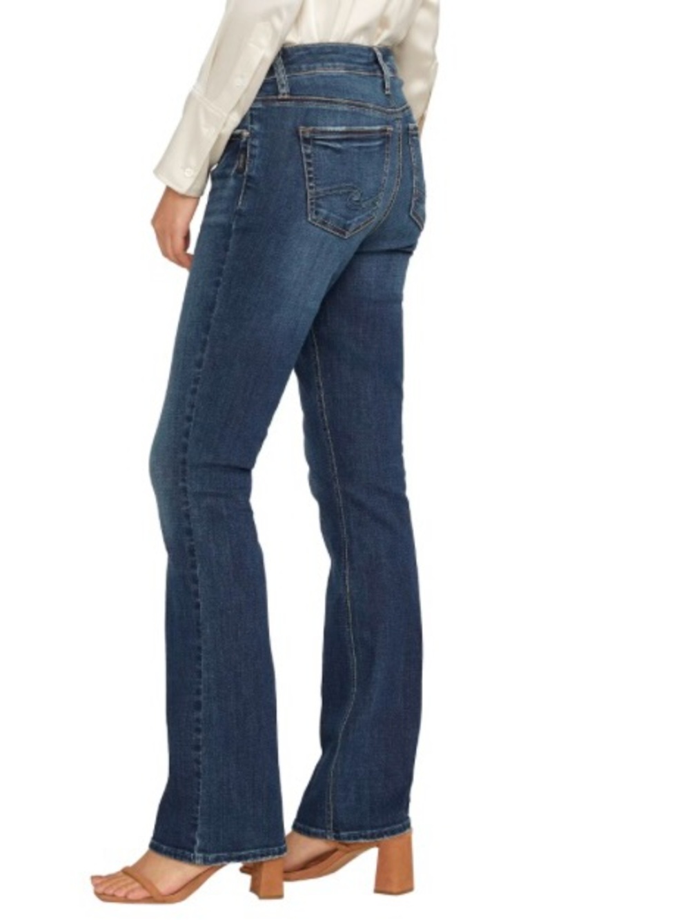 Silver Elyse Women’s Blue Slim Bootcut Jeans - Classic Denim